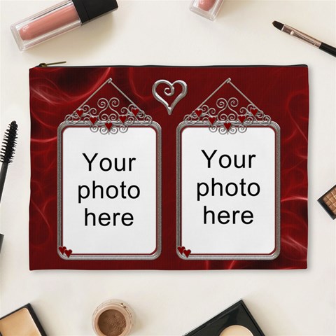 Chrome Love Xl Cosmetic Bag By Lil Front