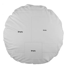 chinese new year - Large 18  Premium Plush Fleece Round Cushion 