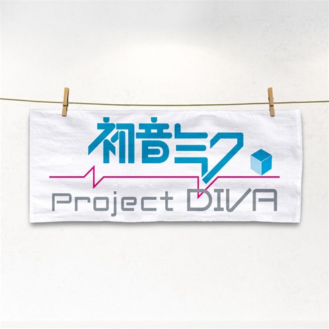 Project Diva Logo Towel By Alex Carbonaro Front