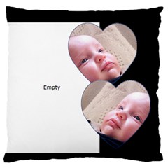 O Christmas Tree Large Flano Cushion Case - Large Premium Plush Fleece Cushion Case (Two Sides)
