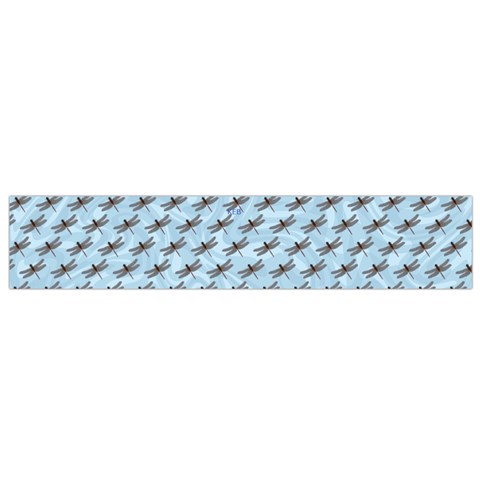 Blue Dragonfly Flano Scarf (small) By Kim Blair Front