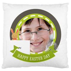 easter - Large Premium Plush Fleece Cushion Case (One Side)