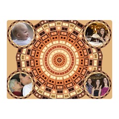 Retro Double Sided Flano (Mini) - 35  x 27  Two Sides Premium Plush Fleece Blanket (Mini)