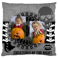 halloween - Large Premium Plush Fleece Cushion Case (Two Sides) halloween - Large Premium Plush Fleece Cushion Case (Two Sides)
