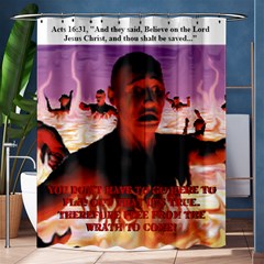 Hell Fire - Shower Curtain 60  x 72  (Medium)