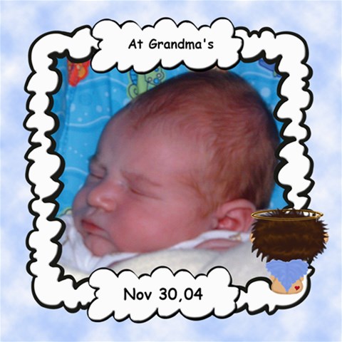 Our Little Angel Boy 8x8 Scrapbook Pages By Chere s Creations 8 x8  Scrapbook Page - 5