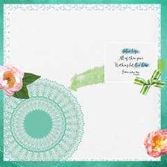 Blues Skies - ScrapBook Page 12 x 12 Blues Skies - ScrapBook Page 12 x 12