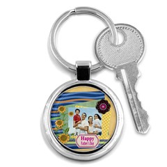 fathers day - Key Chain (Round)