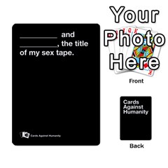 Reptiles CAH black deck  - Playing Cards 54 Designs (Rectangle)