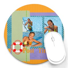 summer - Round Mousepad