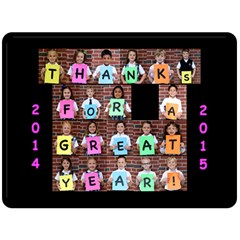 Thanks Fleece - 80  x 56  Fleece Blanket (Large)
