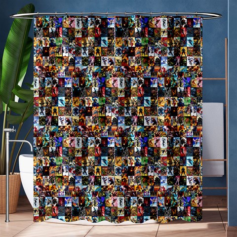 Comics 2 By Susan Guldan 60 x72  Curtain