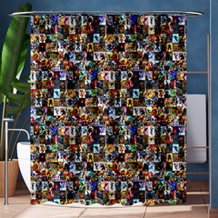 Comics 2 - Shower Curtain 60  x 72  (Medium)