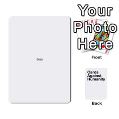 Reptiles white deck CAH 2 - Playing Cards 54 Designs (Rectangle)