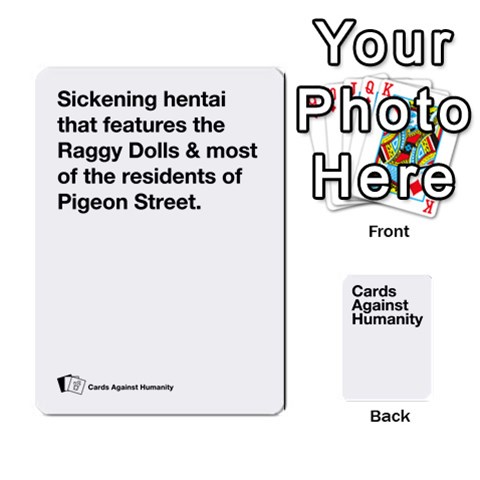 King Spasmicpuppy White Cards Against Humanity Deck 2 By Spasmicpuppy Front - ClubK
