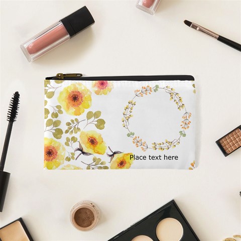 Watercolor Cosmetic Bag (xs) By Joy Front