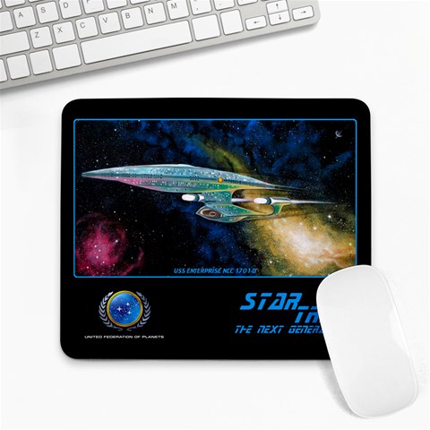 Star Trek Next Generation Mouse Pad By Scott Vater Front