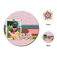 kids - Playing Cards Single Design (Round)