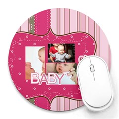 baby - Collage Round Mousepad