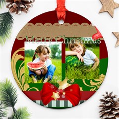 xmas - Round Ornament (Two Sides)