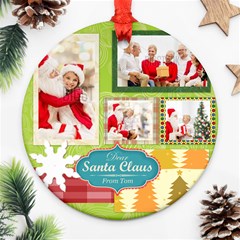 xmas - Round Ornament (Two Sides)