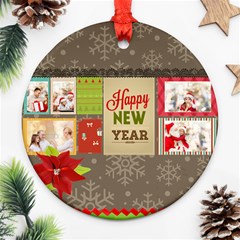 xmas - Round Ornament (Two Sides)