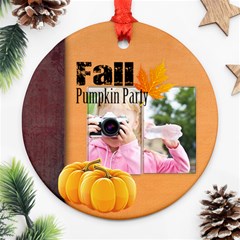 fall - Round Ornament (Two Sides) fall - Round Ornament (Two Sides)