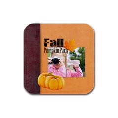 fall - Rubber Square Coaster (4 pack) fall - Rubber Square Coaster (4 pack)