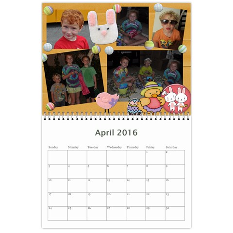 Jecca 2016 Calendar By Jessica Rudnitzki Apr 2016