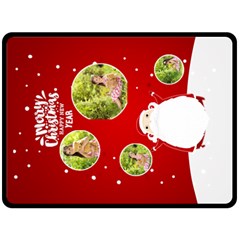 xmas - 80  x 56  Fleece Blanket (Large)