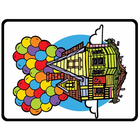 Up House By Rick Garcia 80 x60  Blanket Front