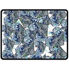 DIAMOND - 80  x 56  Fleece Blanket (Large)
