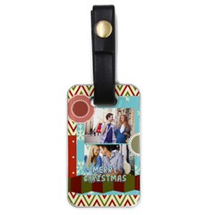 Snow - Luggage Tag (one side)