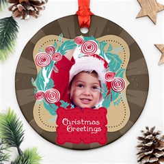 xmas - Round Ornament (Two Sides) xmas - Round Ornament (Two Sides)