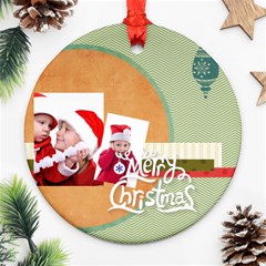 xmas - Round Ornament (Two Sides)
