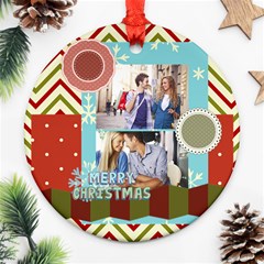 xmas - Round Ornament (Two Sides) xmas - Round Ornament (Two Sides)