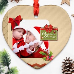xmas - Heart Ornament (Two Sides) xmas - Heart Ornament (Two Sides)
