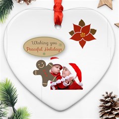 xmas - Heart Ornament (Two Sides) xmas - Heart Ornament (Two Sides)