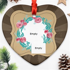 xmas - Heart Ornament (Two Sides) xmas - Heart Ornament (Two Sides)