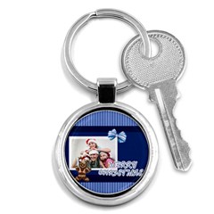merry christmas - Key Chain (Round)