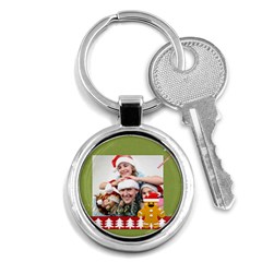 merry christmas - Key Chain (Round)