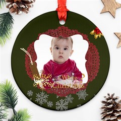 xmas - Round Ornament (Two Sides) xmas - Round Ornament (Two Sides)
