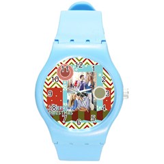xmas - Round Plastic Sport Watch (M)