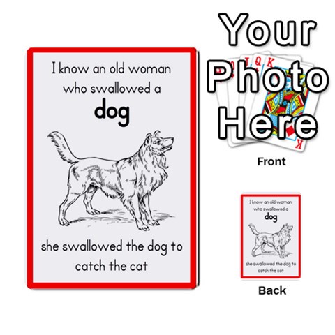 I Know An Old Woman Card Game By Rob Harper Front 37