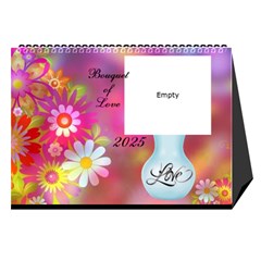Bouquet Of Love Desk Calender