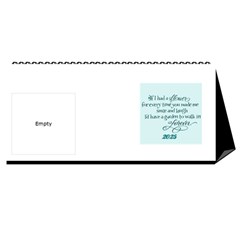 Flower Desktop 11x5 Calendar