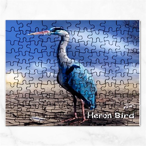 Blue Heron Puzzle 2015 By Pamela Sue Goforth Front