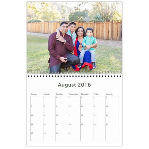 Calendar 2016 Mummy By Sreelatha Aug 2016