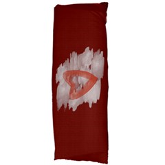 Bright Red Romantic Heart Love - 60 x21  Body Pillow Case Dakimakura (Two Sides)