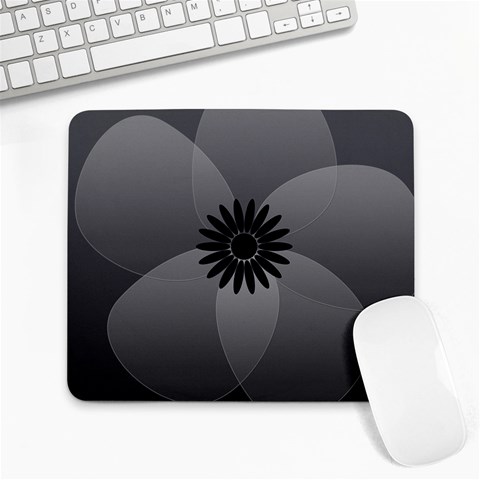 Pretty Sheer Flower Grey Black By Lucy Front
